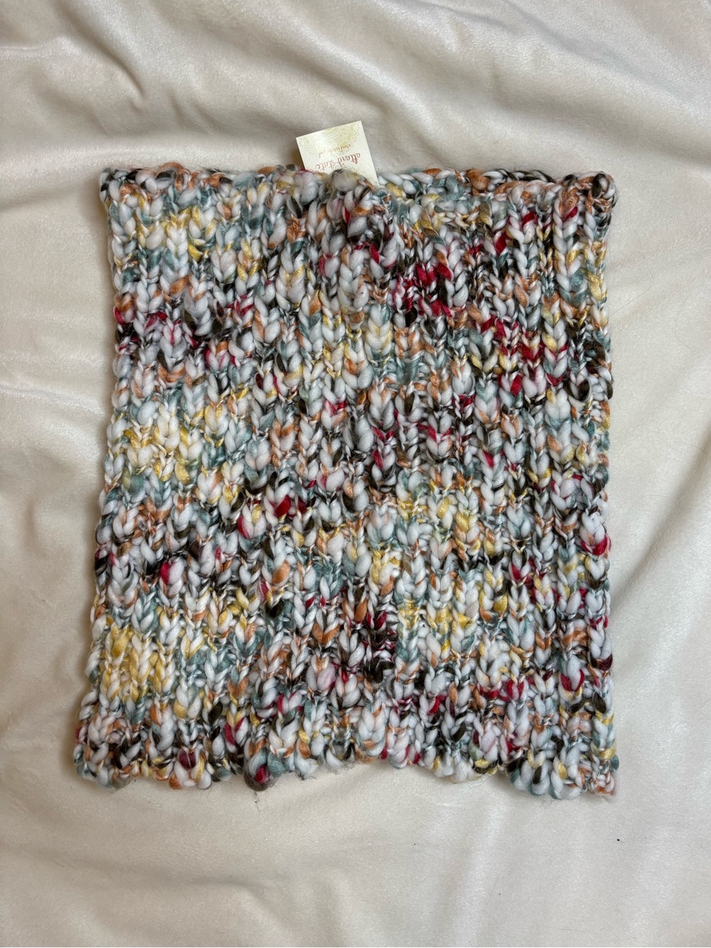 Altar'd State Multicolor Chunky Knit Winter Cowl Scarf
